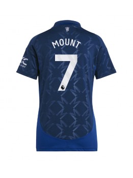 Manchester United Mason Mount #7 Zenski Gostujuci Dres 2024-25 Kratak Rukavima